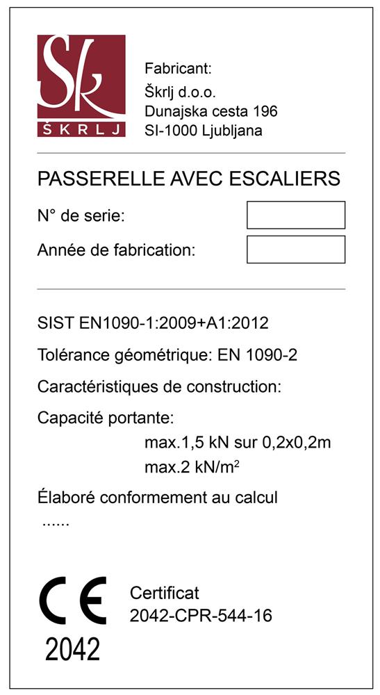 Plaque d'identification